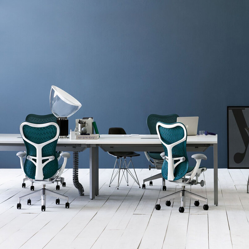 Herman Miller Mirra 2 butterfly tyrkys