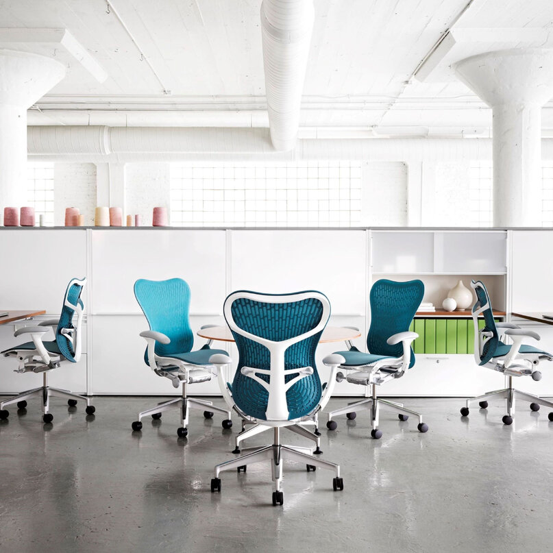 Herman Miller Mirra 2 butterfly tyrkys