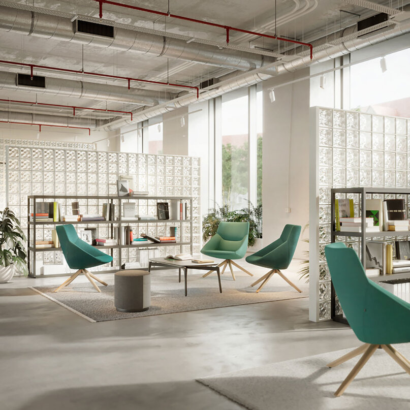 Křeslo BOW LOUNGE nízké