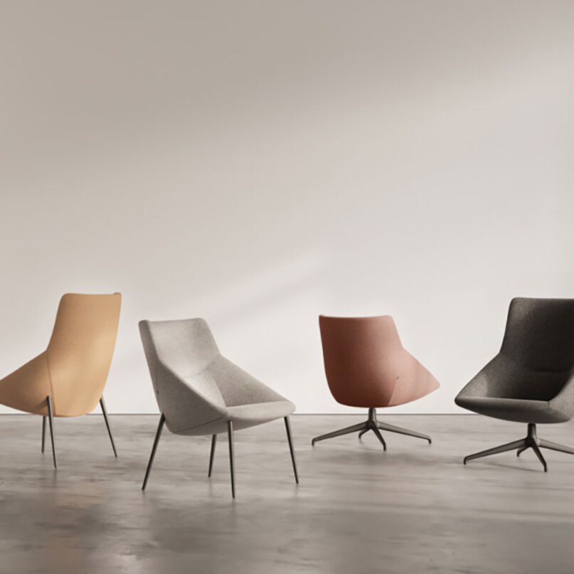 Křeslo BOW LOUNGE vysoké