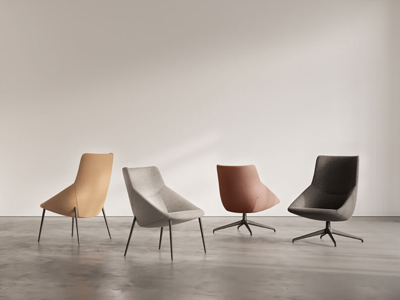 Křeslo BOW LOUNGE vysoké