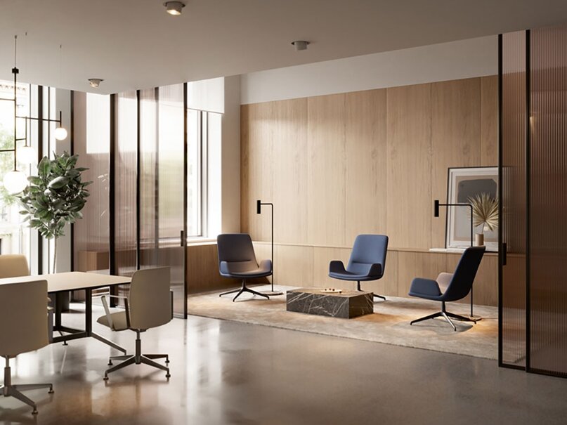 Křeslo GLOVE LOUNGE vysoké